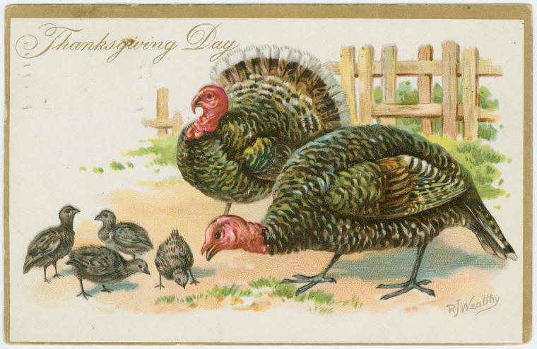 Thanksgiving day., Digital ID 1588394 , New York Public Library
